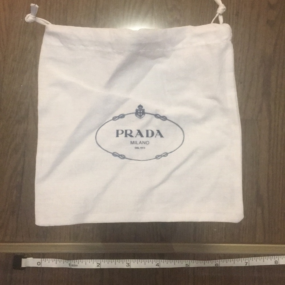 Prada wallet dust bag